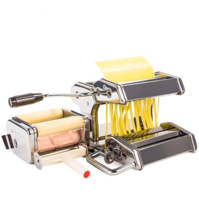 China 4 In 1 Manual Pasta Maker Machine Including Spaghetti Fetuccini Angel Hair Ravioli for sale