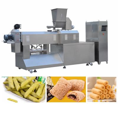 China Hot Sale Puffed Food Extruder Inflating Corn Snack Making Machine 3 Phase for sale