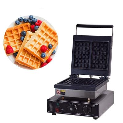 China Commercial Stainless Steel Square Electric Egg Waffle Maker for sale