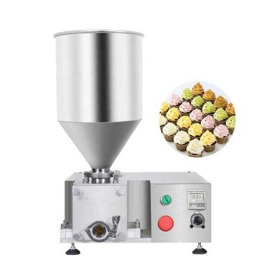 China Snack Semi Automatic Donut Cream Cheese Bread Filling Machine 110V for sale