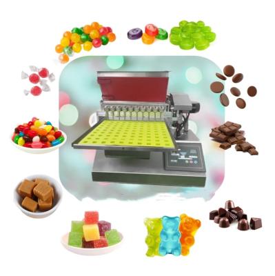 China Automatic Sweet A Mini Small Chocolate Jelly Bean Soft Gummy Bear Hard Candy Making Maker Counting Fill Depositor Snack for sale