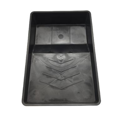 China Stocked Custom Black Paint Tray For Painting Tools Plastic Material for sale