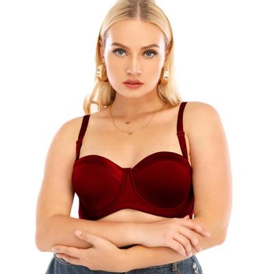 China Ama Larsi Women Breathable Perfect Fit Big Size Yarn Free Contour Push Up Bra for sale