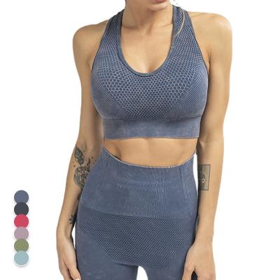 China Ama Larsi Wholesale Athletic Wear Women Gym Yoga Breathable Fitness High Waist Woman Two Pieces Yoga Sets for sale