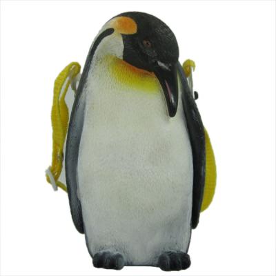 China Sustainable Wholesale Custom Funny PVC Penguin Drink Water Bottle Holder With Lanyard for sale