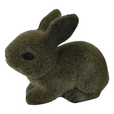 China Figurine For Home Wholesale Cheap PVC Animal Rabbit Figurine Decor Piggy Bank For Kid for sale