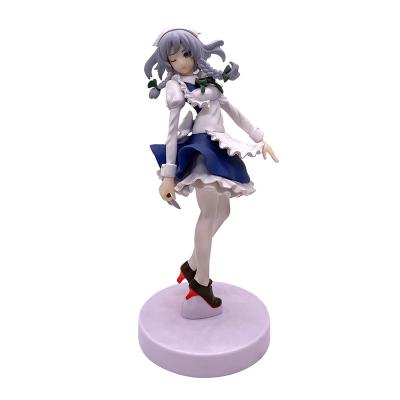 China Collectible Plastic Decoration Toys Cartoon Toy Custom Girl Action Number PVC Anime Model Figures for sale