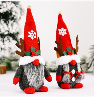 China Christmas Gnomes 2021 Christmas Gnome Decoration Doll Table Deer Plush Gnome Faceless Decoration Ornaments for Christmas Natal New Year Decor 2022 de Navidad for sale