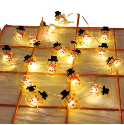 China LANDSCAPE Snowman Elk Garland Holiday Light String Merry Christmas Decor for Home Ornament Navidad Natal New Year 2020 Christmas 2019 for sale