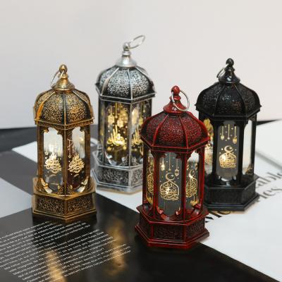 China Arrangement LED Ramadan Lantern Wind Lights Background Ramadan Decorations for Home Decor Ramadan Kareem Gift of Eid Mubarak Islamic Muslim Festival Party for sale