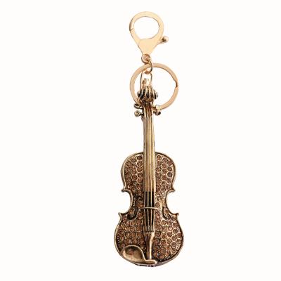 China New Wedding Gift Anniversary Wedding Favors Cello Key Chain Accessories Mental Birthday Party Souvenir Key Chain For Party Supplies for sale