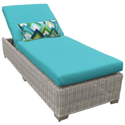 China Outdoor Leisure Factory Beach Vacation Furniture Modern Exquisite Poor Wicker Lounge Chairs for sale