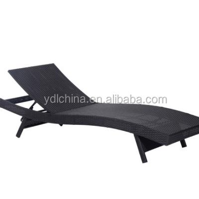 China Modern Wooden Sun Fold Pool Beach Chair Adjustable Relax Outdoor Fabric Sea Deck Natural Wicker Rattan Solid Custom for sale