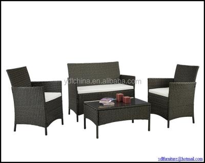 China Promotional Garden Set Low Price 4pcs KD Sofa Set YKD-01 for sale