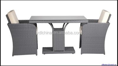 China Garden set factory sale low price promotional outdoor PE rattan furniture high loading wicker set YBS-03 for sale