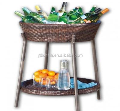 China Garden Set SGS HDPE Rattan Wicker Cooler Rack for sale