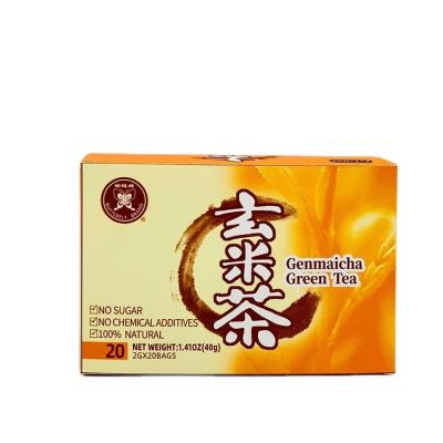 China 2022 Natural Fresh Flavored Green Tea Genmaicha Healthy Green Tea GT909 for sale