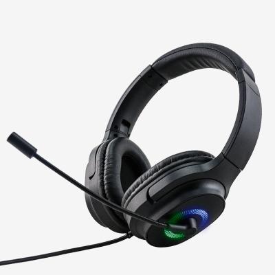 China Headband Gamer Gaming Headset With MIC Hot Selling Single Headsets Hand Head Free Set Cable Gaming Earphones RGB Gaming Headset For PC for sale