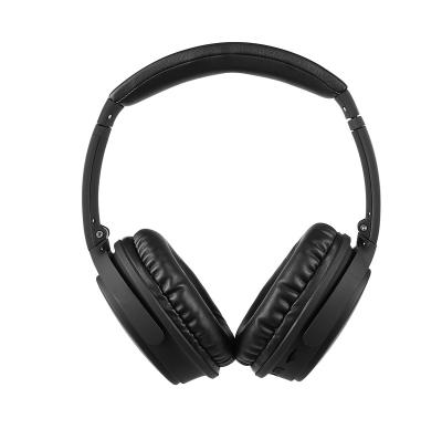 China Custom Logo Hands Free Wireless Headphones Headband Noise Canceling Headphones ANC With Foldable Headband for sale