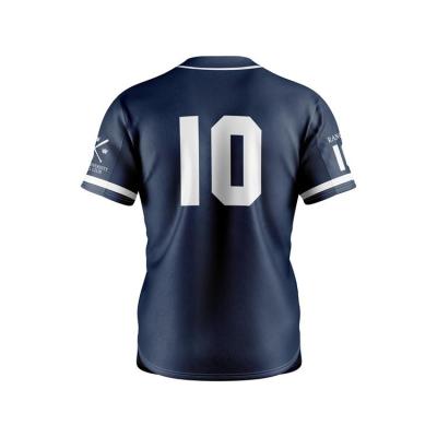 China OEM Wholesale Breathable Custom Sublimated Mesh T-shirt Baseball And Baseball Wear for sale