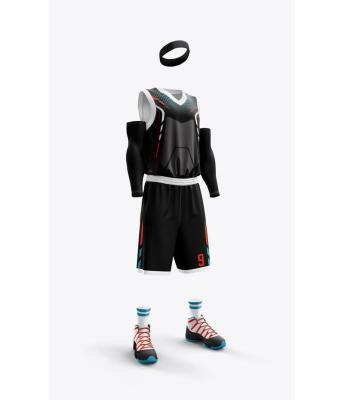 China Breathable Basketball Clothes Cheap 2022 New Style Men's Basketball Singlet Suit for sale