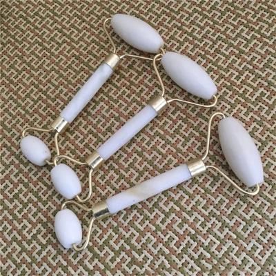 China New Jade Roller Gua Sha Scraping Massage Tool Jade Roller Scraping Natural Facial Tool Himalaya Face Eye Neck Beauty Roller Anti Aging Stone Wrinkle Removal for sale