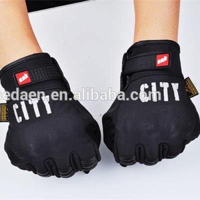 China Five Fingers Motorcycle Outdoor Riding Full Finger Touch Screen Night Racing 2018 Reflective Gloves for sale