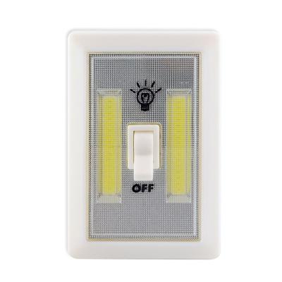 China Plastic Battery Operated Cordless Super Bright COB Led Technology Switch Light for sale