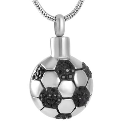 China Other Superior Quality Soccer Ball Style XM-018 Pet Urn Jewelry Necklace Pearl Jewelry Pet Collar Necklace For Dog And Cat for sale