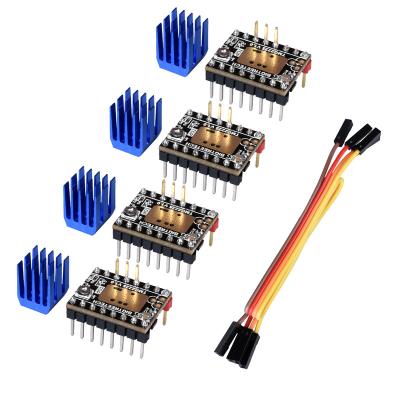 China BIQU TMC2225 V1.0 Stepper Motor Driver Stepsticks Mute UART 3D Printer Parts VS TMC2208 TMC2130 For SKR V1.3 SKR-mini-E3 Driver for sale