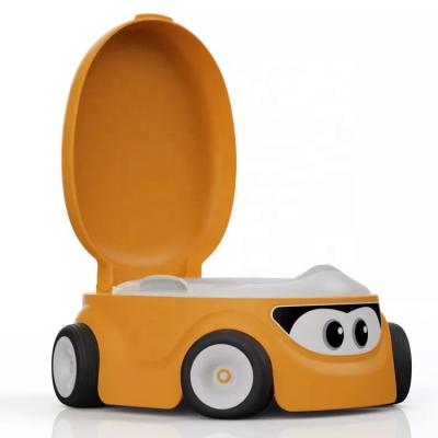 China Baby Trainning Potty Manufacturer Direct Selling Children's Products Children's Toilet Cartoon PU Cushion Baby Portable Toilet for sale