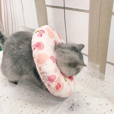 China Adjustable Pet Viable Collar E-Collar Injury Healing Soft Cone Smart Cone Prevent Bite Elizabeth Circle for sale