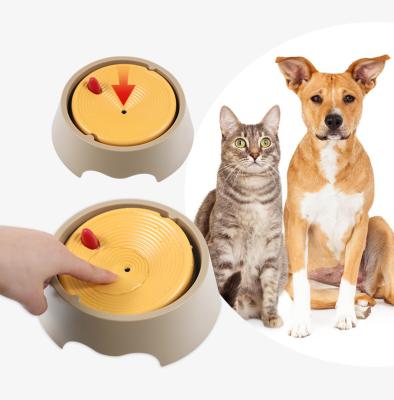 China No-sustainable dog water bowl spill with slow disc pet water bowl water feeder and bowl Anti-clog Floating Anti-dust automatic pet food for sale