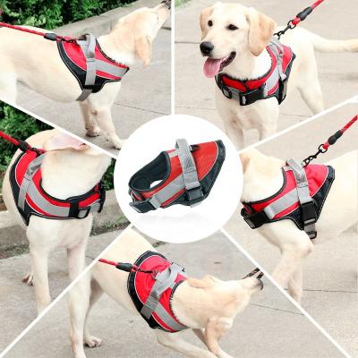 China Durable High Quality Dog Harness No Pull Pet Harness Reflective Adjustable Pet Vest For Dogs Walk Harness For Small Medium Large Dogs for sale