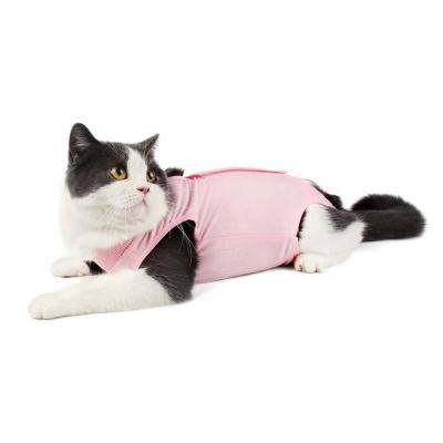 China Viable Cat Recovery Suit for Abdominal Skin Injuries or Disease, Breathable Coat E-Collar Alternative for Cat Dog Pet After Surgery Wear for sale