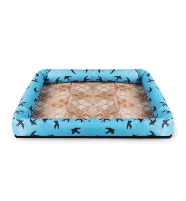 China Viable Dog Cooling Sink Cooling Pad Summer Cooling Pad Waterproof Comfortable Non-Toxic Breathable Pet Sleep Cooling Mat For Dog Cat Crate Car for sale