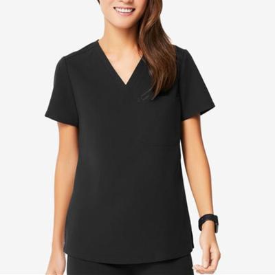 China Wholesale Hospital Black Scrub Uniform Women New Great Design Woman Scrub Nurse Uniforms for sale