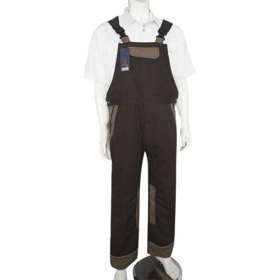 China Cheap Cotton Brown Overalls For Workers New Design Mens Overalls Worksuit Overalls for sale