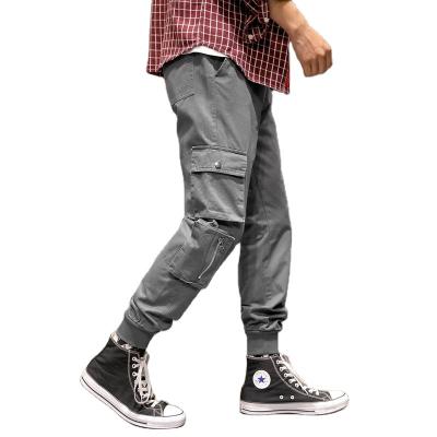 China High Quality Anti-wrinkle Boys Cargo Pants Wholesale OEM Design Cotton Nylon Cargo Pants With Logo for sale