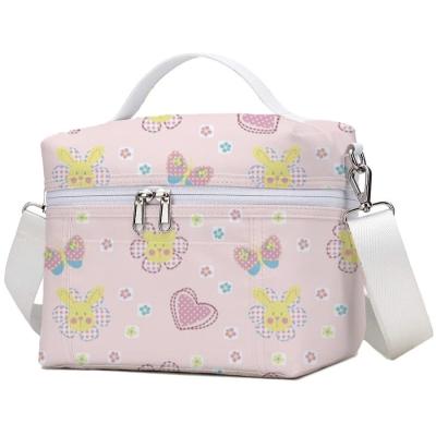 China Waterproof Kids Food Cooler Bag Kids Cartoon School Lunch Box Thermal Bag For Girls for sale