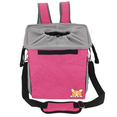 China Bike Travel Dog Cat Carrier Bag Large Space Viable Outdoor Pet Bag for sale