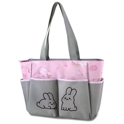 China High Quality Fashion Large Capacity Mummy Tote Bag Travel Bottle Bag Baby Mummy Diaper Bag for sale