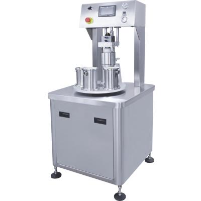 China Food Four Heads Glass Jar Vacuum Capping Machine for sale