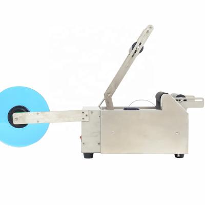 China MT-50 Food Label Maker Label Applicator Semi-automatic Label Packing Machine for sale