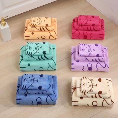 China Custom Wholesale Hot Selling Microfiber Travel Towel Face Towel High Quality Super Soft Absorbent Custom Hand Towel Safe For Kids Set 3 Pieces for sale