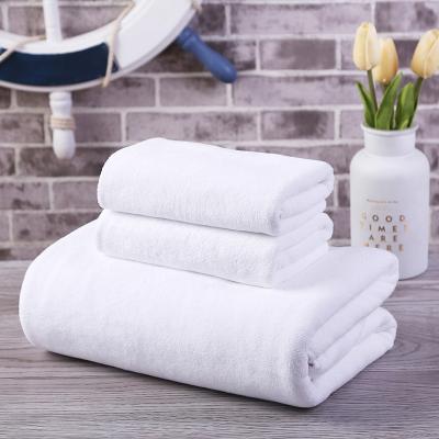 China Custom Wholesale Discount Colorful Absorbent Eco-friendly 100% Soft Microfiber Bath Towels Set Safe For Kids for sale