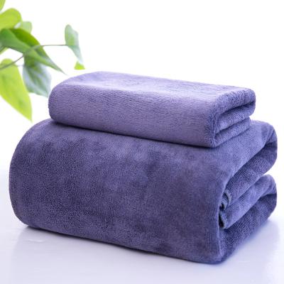 China Wholesale Custom Discount Colorful Super Soft 100% Microfiber Bath Towels Set Safe For Kids for sale