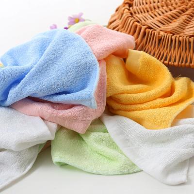 China Hot Sale Custom Made Bamboo Fiber Absorbent Bundle Logo Wash Cloths Super Soft Cleaning Cloth Towels Child Safe For Bedroom for sale