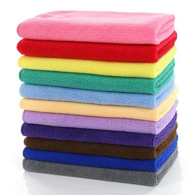 China Sustainable Custom Microfiber Cleaning Cloth Rags Car Absorbent Window Cleaning Cloth Towel for sale