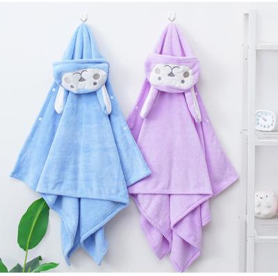 China Logo Microfiber Terry Bath Towel Custom Cartoon Hooded Wholesale Kids QUICK DRY Towels Portable Poncho Beach Wrap Towels Towels Logo Microfiber Terry Bath Towel for sale